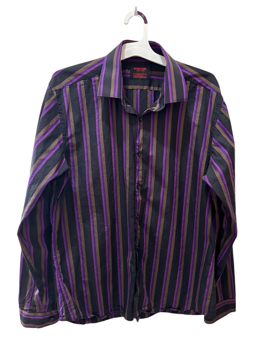 Jared Lang long-sleeve button-down dress shirt size XL